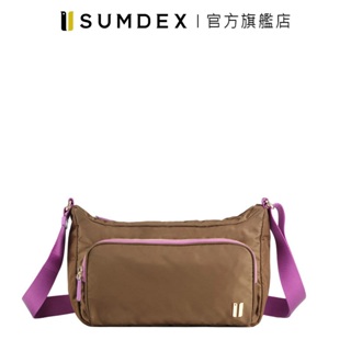 Sumdex｜造型輕巧斜肩包/零錢包 NOA-763TK 咖啡色 官方旗艦店