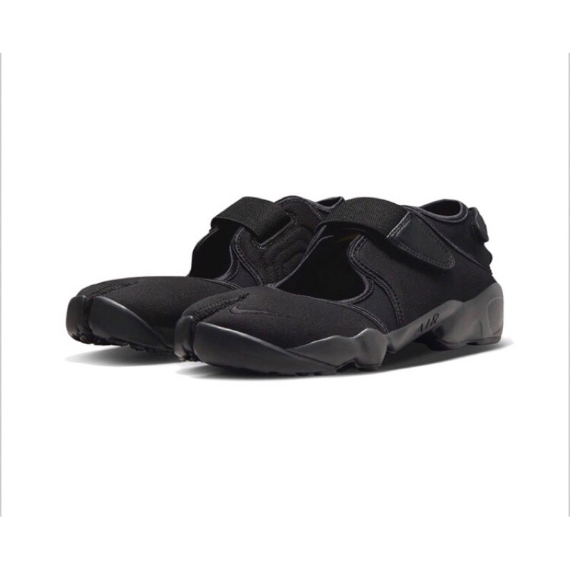 Nike Air Rift Triple Black 分趾忍者鞋 24號