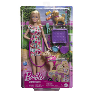 MATTEL 芭比照護寵物組-小狗輪椅版 Barbie 芭比 娃娃 正版 美泰兒