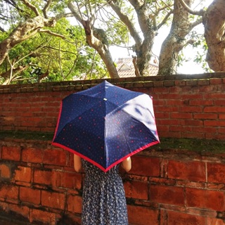 didyda 手開抗UV傘 防曬超輕設計 雨傘 遮陽傘 輕量傘 晴雨傘 (點點彩繪)