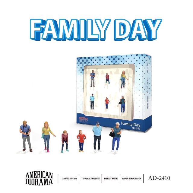 【MASH】現貨特價 American Diorama 1/64 Family Day AD-2410