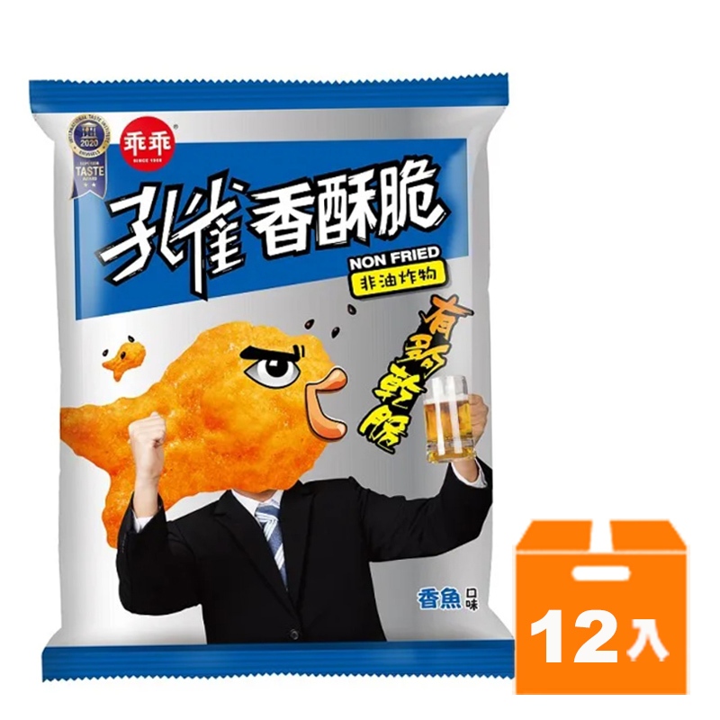 孔雀 香酥脆-香魚 40g(12入)/箱 【康鄰超市】