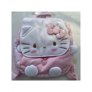 日系hello kitty 粉色小背包 雙肩包 後背包 書包🎒