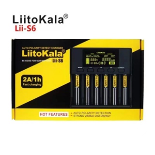 LiitoKala Lii-S4 lii-S2 S1 lii-S6 18650 鋰電池充電器正反充電