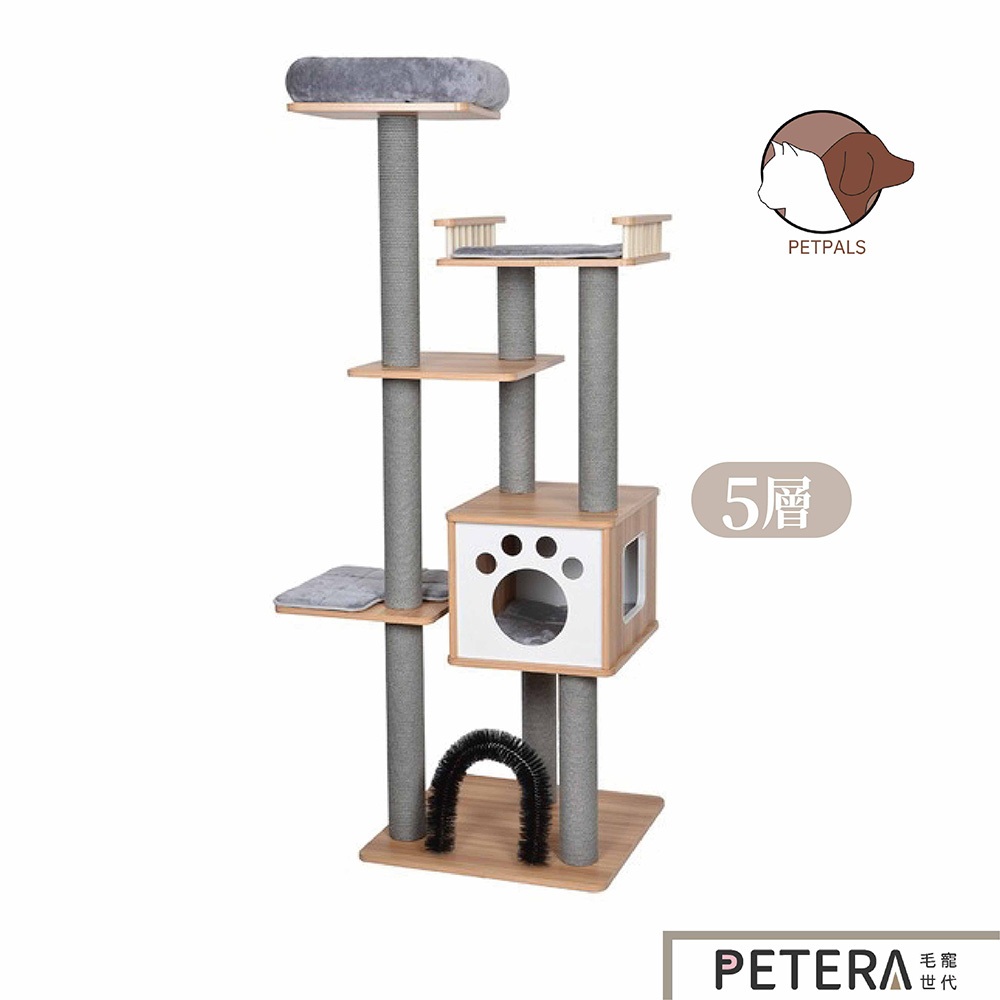 【Petpals】療癒雙洞觀景跳台 貓跳台 貓 跳台 爬架 貓玩具