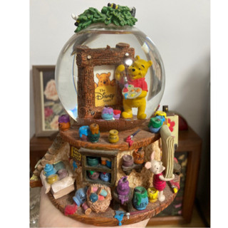 【少見國外珍藏】迪士尼 正版 迪士尼 小熊維尼 The Pooh 水晶球 雪花球