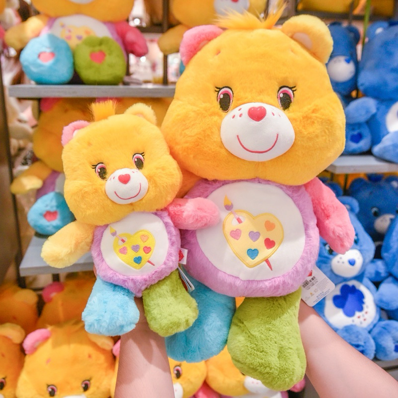 [Carebears] 現貨✨泰國 正版 彩虹熊 Work of Heart Bear 調色盤熊 限定款 娃娃