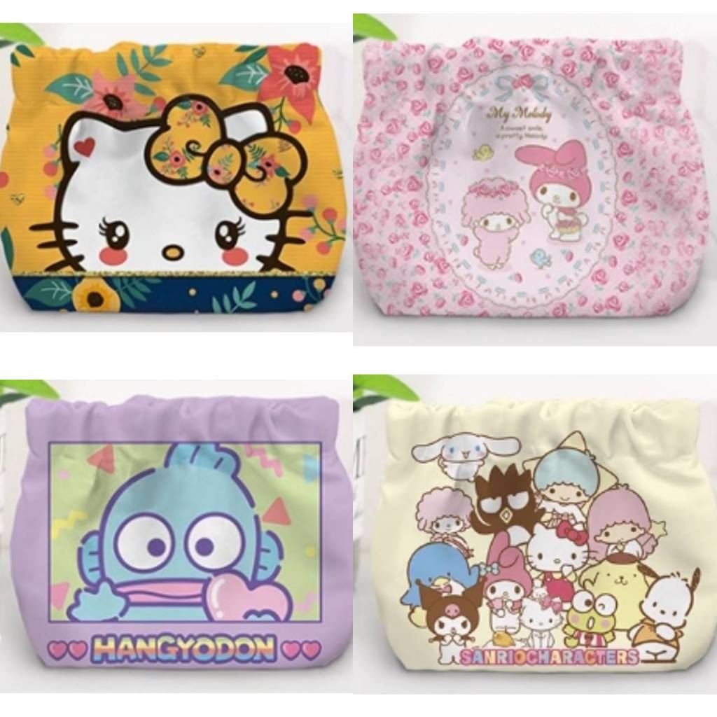 (多款可選)三麗鷗零錢包/三麗鷗化妝包/人魚漢頓收納包/kitty化妝包/kitty口紅包/人魚漢頓化妝包/美樂蒂化妝包