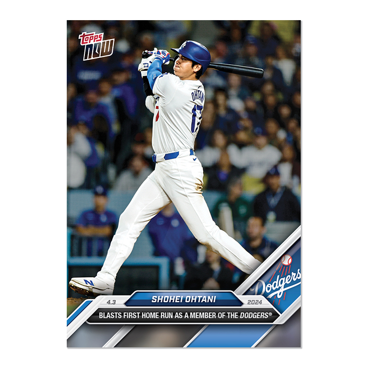  2024 MLB TOPPS NOW Card36- 大谷翔平 加盟道奇首轟 球員卡 現貨