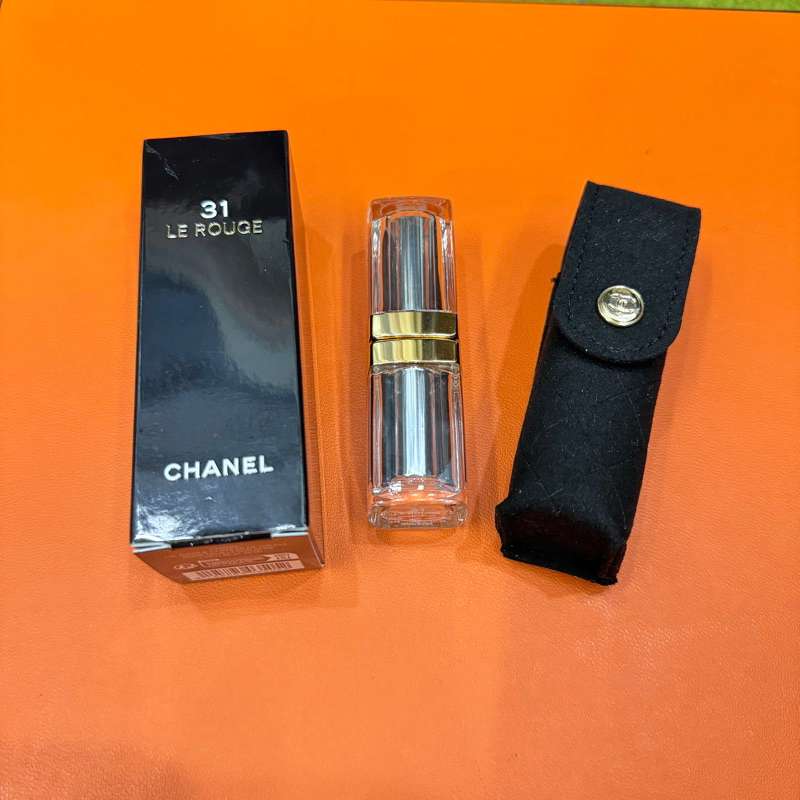 Chanel全新專櫃口紅 康朋街31號黑色菱格紋珍藏套