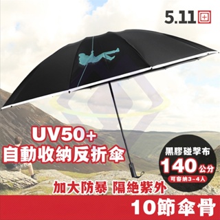 【禾統】新品上市 台灣現貨 UV50+自動收納反折傘 一鍵自動開收 UV傘 自動傘 抗風雨傘 10骨自動傘 晴雨兩用