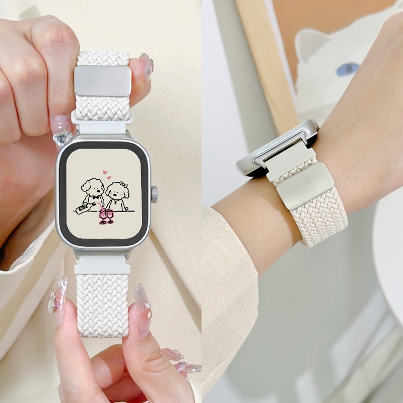 Redmi Watch 4尼龍錶帶 紅米手錶4 小米手錶4 小米手環8 Pro磁吸錶帶 小米8 小米錶帶 xiaomi