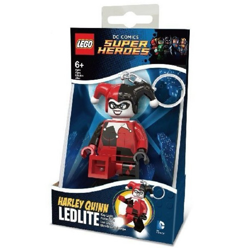 DC LEGO 樂高 小丑&amp;小丑女 手電筒 鑰匙圈 無盒 二手