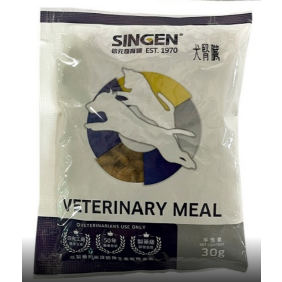 [試吃包] SINGEN 信元 犬用處方糧 腎臟 低脂 處方 狗飼料 30g