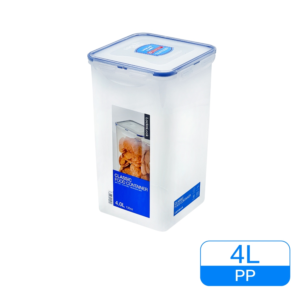 ♛BEING餐具♛HPL822R樂扣 4L長方筒  諾優能奶粉 諾優貝 奶粉保鮮盒 奶粉密封罐 奶粉罐保鮮盒 愛貝美