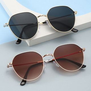 高階感墨鏡防紫外線ins網紅素顏墨鏡sunglasses復古女士太陽眼鏡 74241