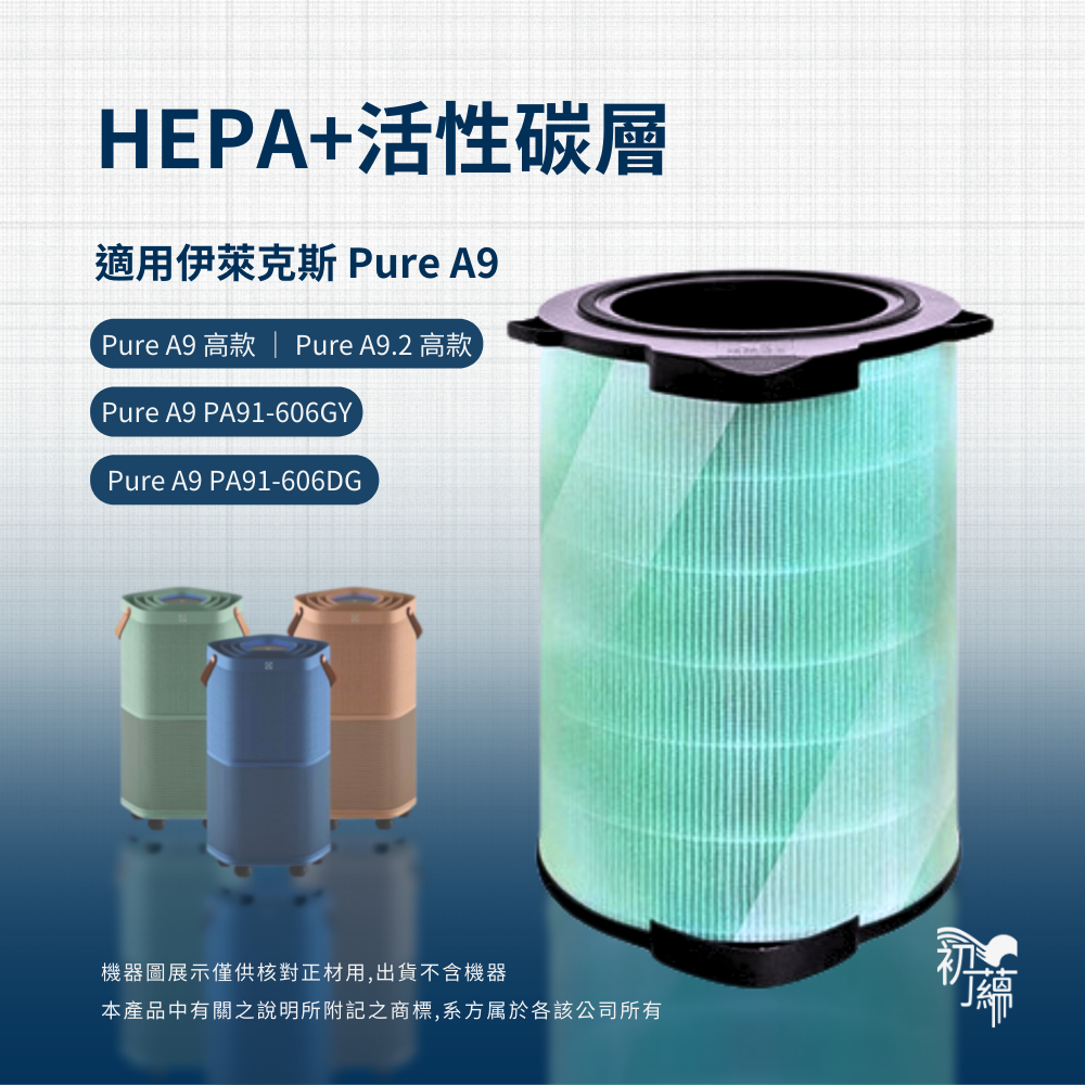 適用 Electrolux伊萊克斯Pure A9 A9.2 高款 PA91-606GY PA91-606DG濾網組