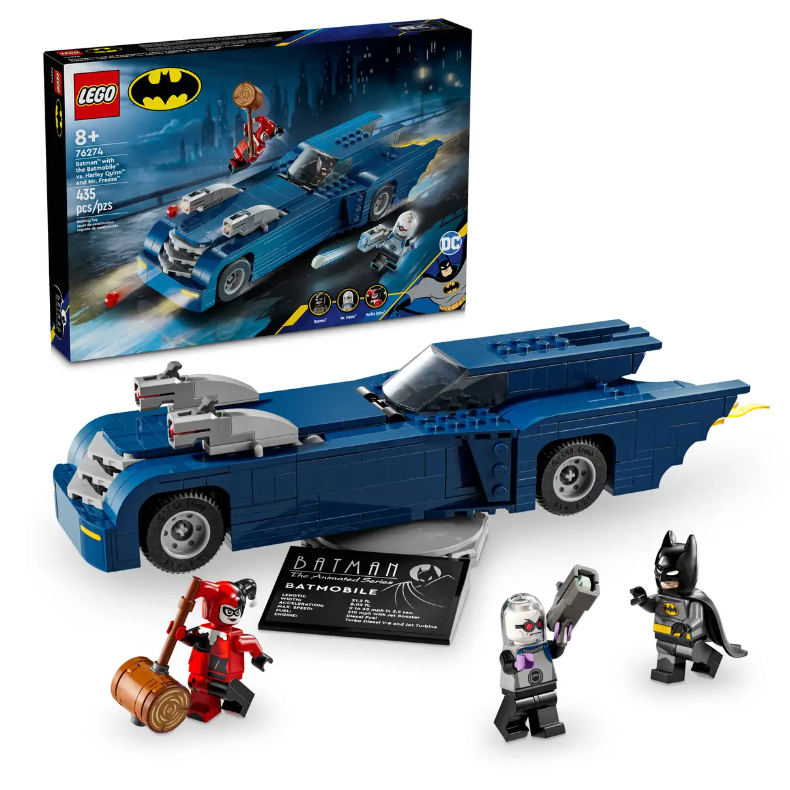 『現貨』LEGO 76274	SH-蝙蝠俠與蝙蝠車vs.小丑女及急凍人  盒組  【蛋樂寶樂高館】