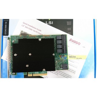 LSI 9300-16i 16-port 12Gb/s SATA+SAS+ SSD PCIE 3.0 HBA 直通卡