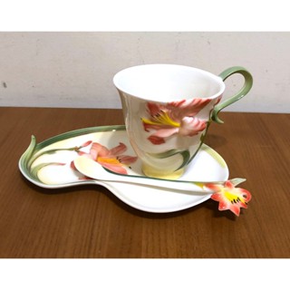 花瓷 咖啡杯組 1咖啡杯+1咖啡盤+1湯匙
