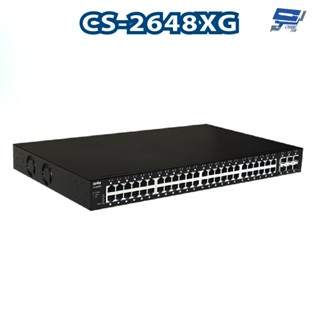 昌運監視器 CS-2648XG 6埠SFP+10Gigabit+48埠管理型網路交換器10/100/1000Mbps