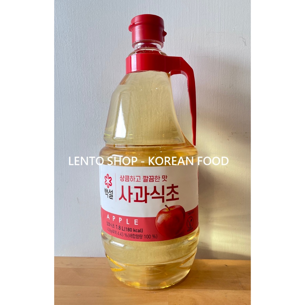 LENTO SHOP - 韓國 CJ 蘋果醋 蘋果料理醋  2배사과식초 Vinegar 1.8公升