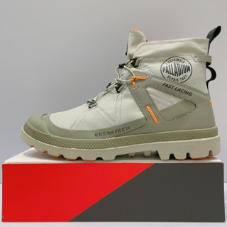PALLADIUM PAMPA TRAVEL L+ WP+ 男女款 淺灰色 快穿 輕量 防水 休閒靴 78849-344
