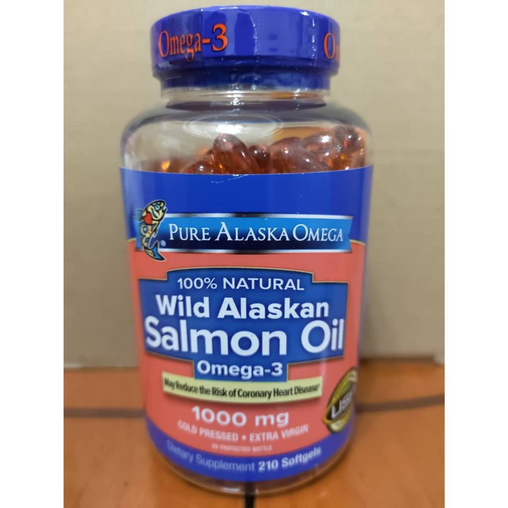 &lt;開幕免運現貨&gt;美國好市多"美國純阿拉斯加 Alaska  Omega Wild Fish Oil 野生鮭魚油