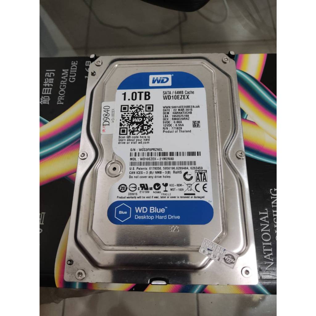 良品 WD 藍標 1TB 3.5 吋 硬碟 SATA3 1000G 桌機 電腦 儲存 PC 磁碟 SSD 2TB 參考