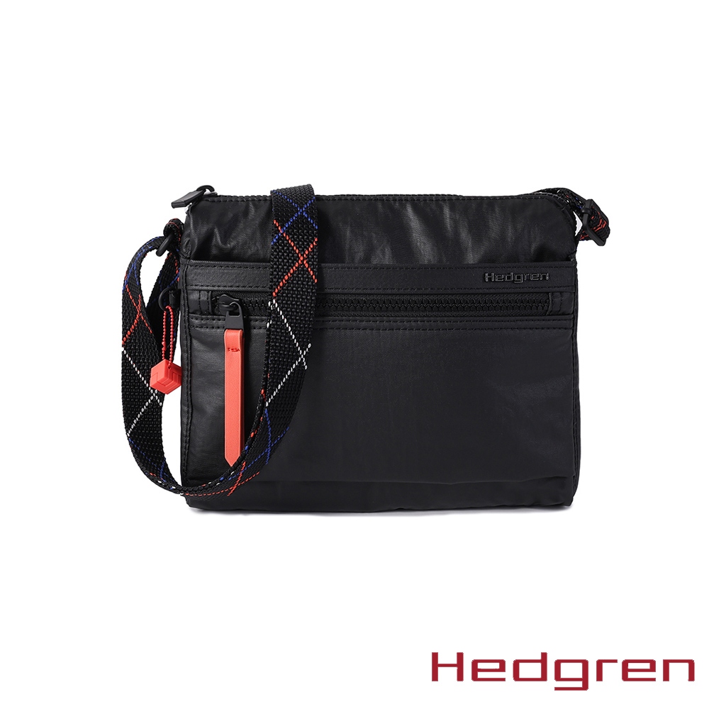 Hedgren INNER CITY系列 RFID防盜 S Size 側背包 摺紋黑II