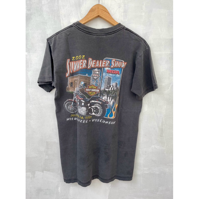 《 Harrison _ Vintage 》 Harley Davidson Milwaukee 哈雷 古著 短T