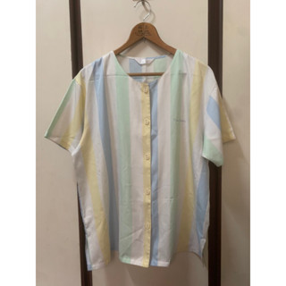 《近全新》皮爾卡登直條開扣套裝短袖家居服📣便宜出清