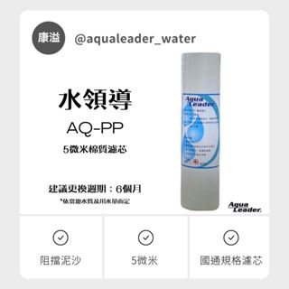 【康溢水領導】Aqua Leader水領導 10英吋 5微米 棉質濾芯 AQ-PP 開立發票