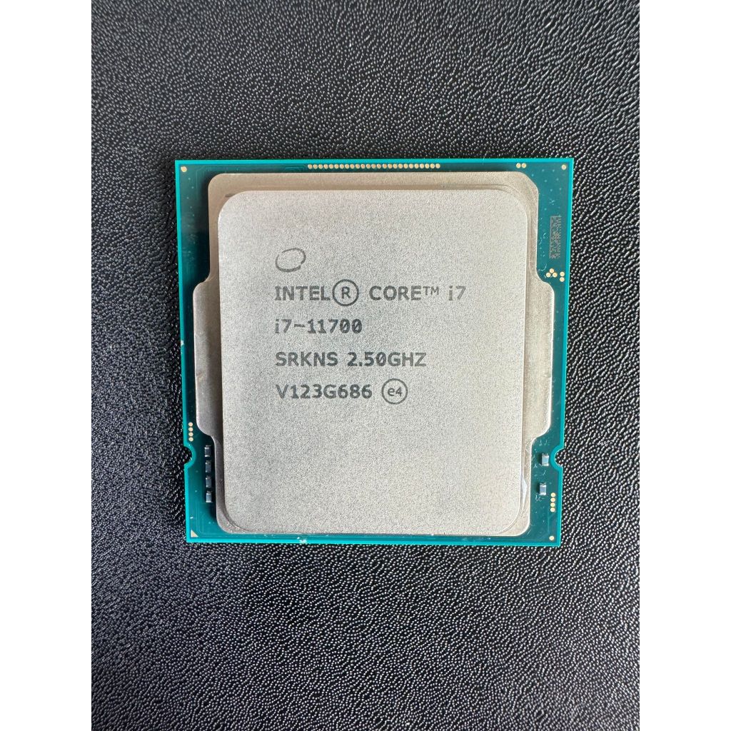 【Intel英特爾】i7-11700 處理器CPU 8核16緒 LGA1200 二手良品 保固內 無盒 $5500