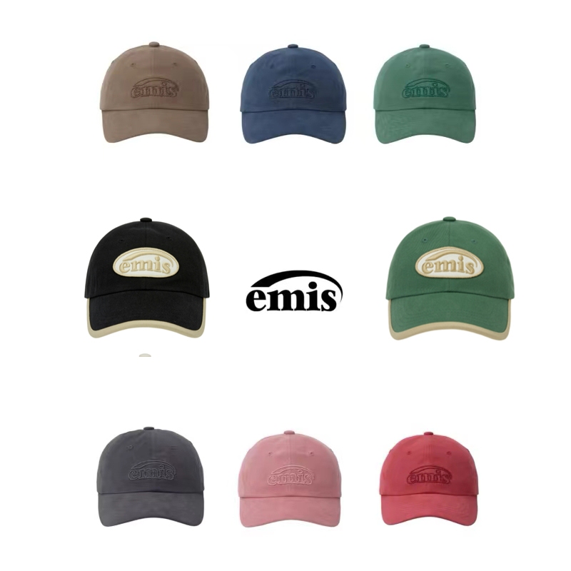 2024限量 最新款 Emis COTTON BRUSHED BALL CAP 老帽 棒球帽 帽子 韓國代購