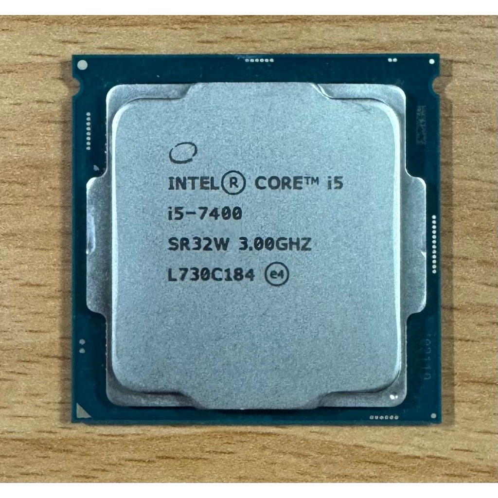 【平價賣場】Intel Core i5-7400-1151腳位,無風扇,中古良品