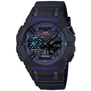 【CASIO】G-SHOCK 科幻紫智慧藍芽雙顯電子錶 GA-B001CBR-1A 台灣卡西歐公司貨 保固一年