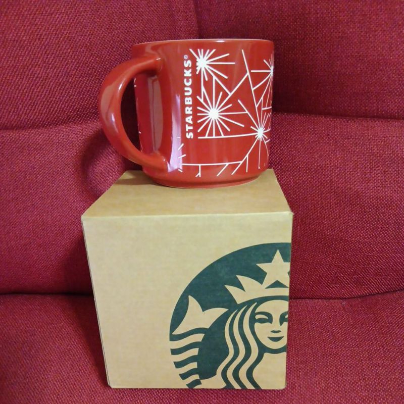 早期 2014年Starbucks 星巴克 聖誕派對 限量版 馬克杯 陶瓷杯 茶杯 典藏品 絕版珍藏