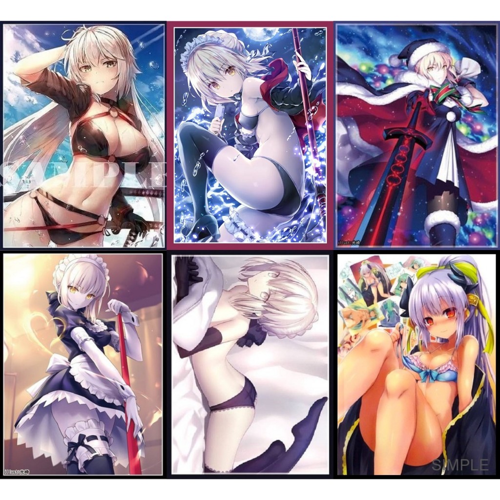 Fate系列 Fate/Grand Order Fate/stay night 同人角色收集卡套組 阿爾托莉亞 虞美人