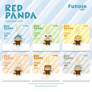 本喵Mr.Meow│ 現貨 RED PANDA 小熊貓滴膠鑰匙圈（共6款） 小熊貓 吊飾 書包掛飾 鑰匙圈 紀念品 禮物