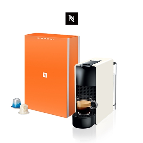 【Nespresso】膠囊咖啡機 Essenza Mini夏日冰萃咖啡100顆組 (6/6新品上市)