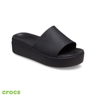 Crocs 卡駱馳 (女鞋) 布魯克林涼拖鞋-208728-001_洞洞鞋