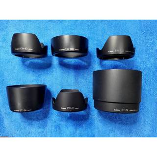 【出清】Canon 原廠遮光罩一批，原廠120-300 副廠60-80，還有52-72mm 濾鏡一批～