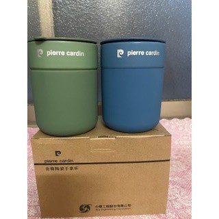 （113中工）高質感-皮爾卡登 金尊陶瓷守拿隔熱保溫杯 兩入組