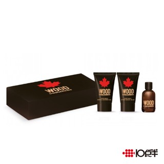 Dsquared2 WOOD 天性 男性淡香水 小香 5ml 禮盒（三件組）〔 10點半香水美妝 〕