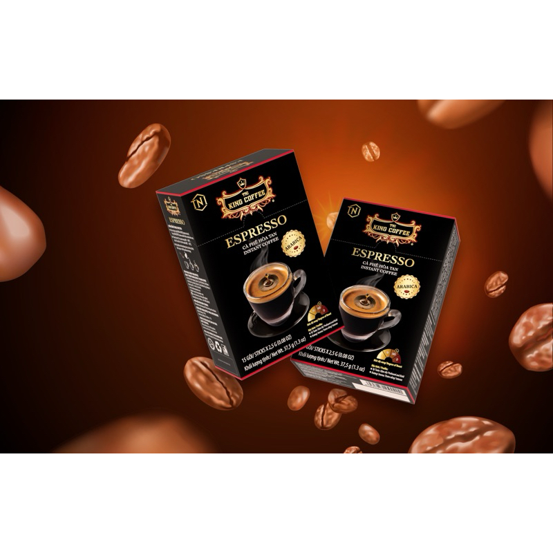 [艾薇］黑咖啡 🌿TNI King Coffee Expresso 37.5g ( 15 gói x 2.5g)