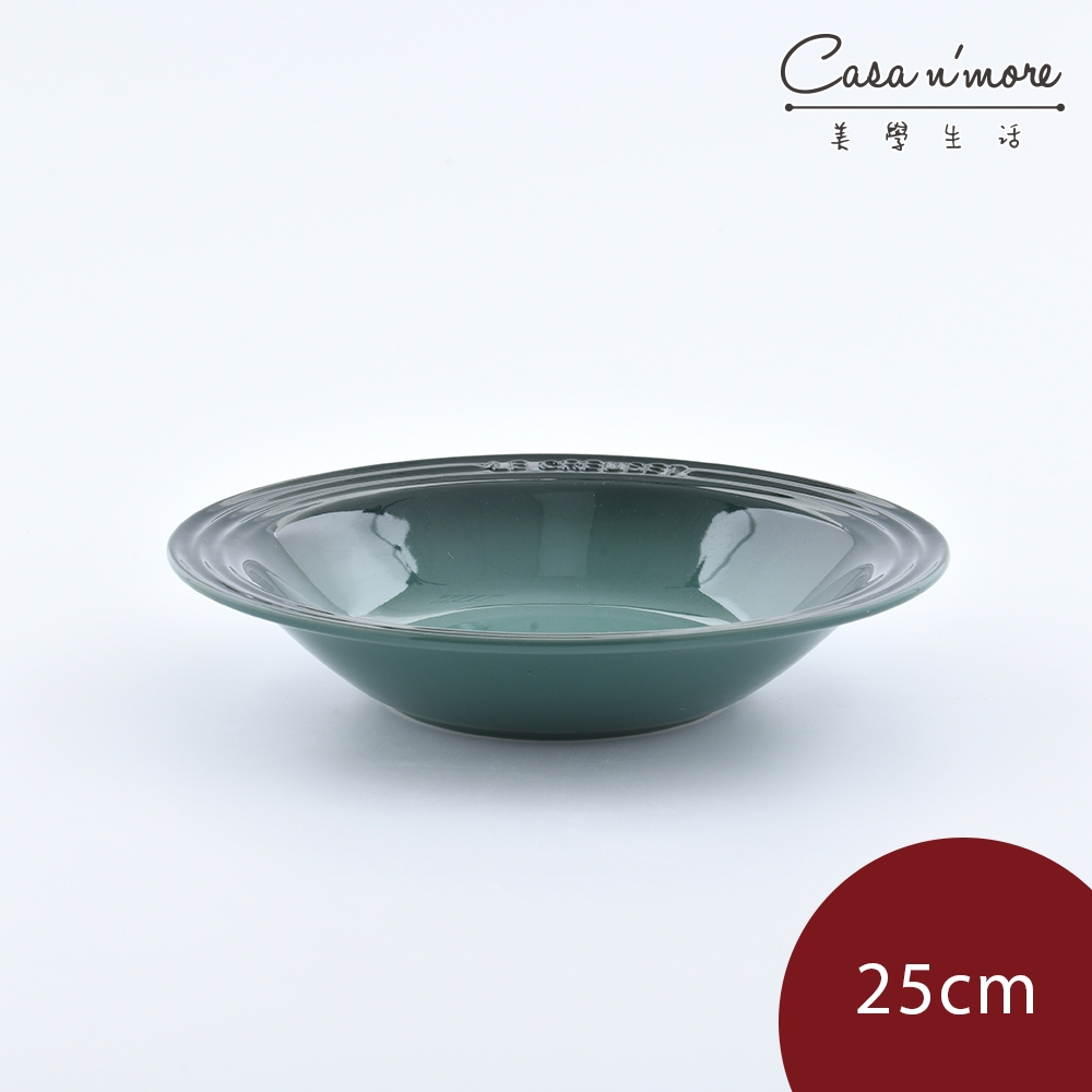 Le Creuset 東京款義大利麵盤 餐盤 深盤 圓盤 25cm 綠光森林 無紙盒  [美學生活]