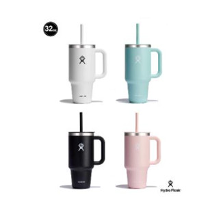 【Hydro Flask】冰霸杯【32oz / 946ml】吸管保溫杯 隨手杯 經典白 露水綠 時尚黑 櫻花粉