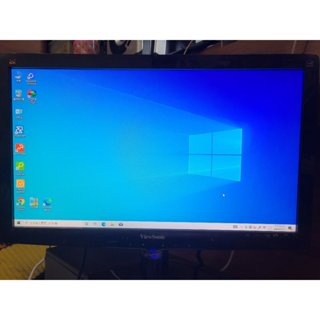 二手螢幕 View Sonic VA2037m-LED 20型19.5吋液晶螢幕-2013-10-21出廠 外殼變形但功