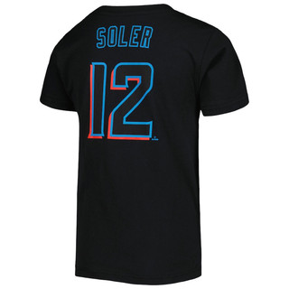全新附吊牌 MLB 代購 Jorge Soler 亞特蘭大勇士 邁阿密馬林魚 短T 球衣 NIKE 背號 電繡 FMVP